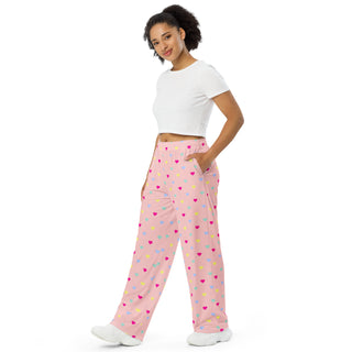 Women's Retro 80s Valentines Heart PJs, Pajama Lounge Pants Womens Pajama Pants Berry Jane™