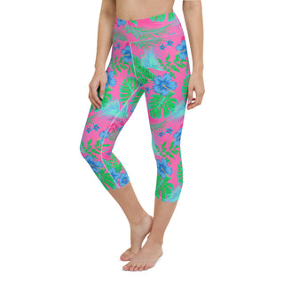 Beach Bliss UPF 50 Capri Length Swim Leggings Swim leggings Berry Jane™