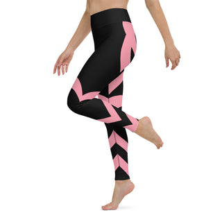 Women's Heart Shape Yoga Leggings, Workout Sport Fitness Gym Gym Leggings Berry Jane™