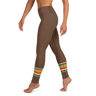 70s Summer Breeze Vintage Stripe Surf Leggings UPF 50 Swim leggings Berry Jane™