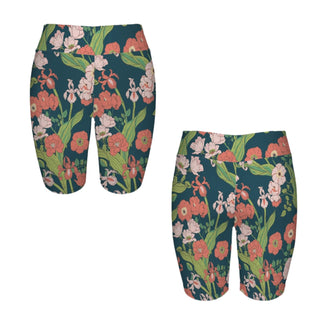 Women's Seychelles Floral Long Swim Shorts 8" Inseam Swim shorts Berry Jane™