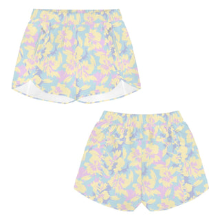 Pastel Washed Blooms Swim Shorts 3" Board Shorts board shorts Berry Jane™