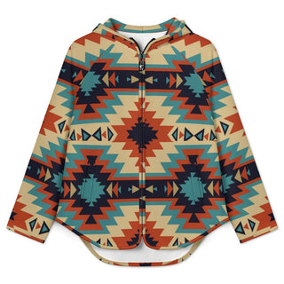 Women’s Southwestern Fleece Hoodie Shacket – Cozy Western Style Women's Jackets Berry Jane™