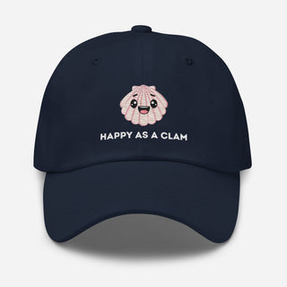 Happy as a Clam Cute Baseball Cap Dad Hat Hats Berry Jane™