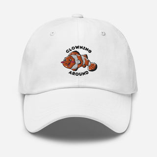 Clowning Around Clownfish Embroidered Baseball Cap