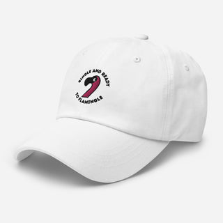 Single, Ready to Flamingle - Flamingo Embroidered Baseball Cap Hats Berry Jane™