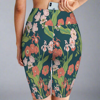 Women's Seychelles Floral Long Swim Shorts 8" Inseam Swim shorts Berry Jane™