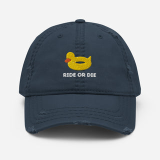 Ride or Die Cute Rubber Ducky Floatie Baseball Hat