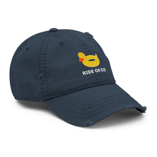 Ride or Die Cute Ducky Floatie Distressed Dad Baseball Hat Hats Berry Jane™