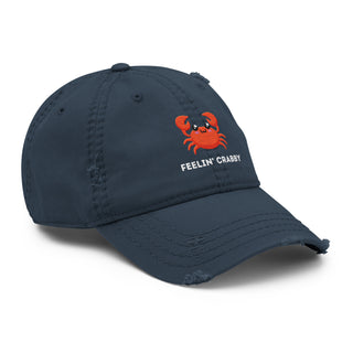 Feelin' Crabby  Cute Crab Embroidered Baseball Cap Hats Berry Jane™