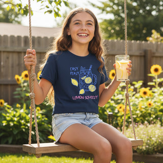 Kids "Easy Peasy Lemon Squeezy" T-Shirt – 100% Cotton Kids T-Shirts Berry Jane™