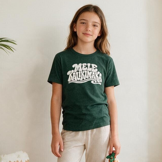 Kids Mele Kalikimaka Hawaiian Christmas T-Shirt