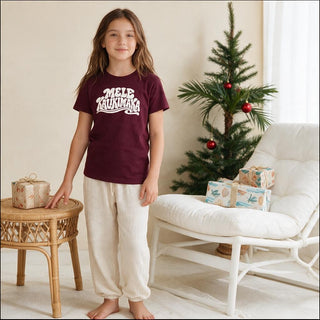 Kids Mele Kalikimaka Hawaiian Christmas T-Shirt
