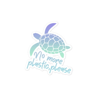 No More Plastic, Sea Turtle Sticker Berry Jane™