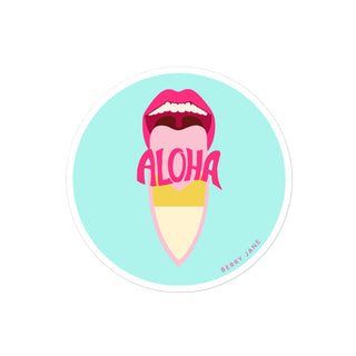 ALOHA Surfboard Mouth Sticker #1 Berry Jane™