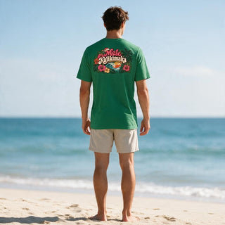 Mele Kalikimaka Hawaiian Christmas T-Shirt, Green