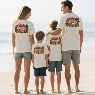 Mele Kalikimaka Hawaiian Christmas Matching Family T-Shirts