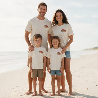 Mele Kalikimaka Hawaiian Christmas Matching Family T-Shirt