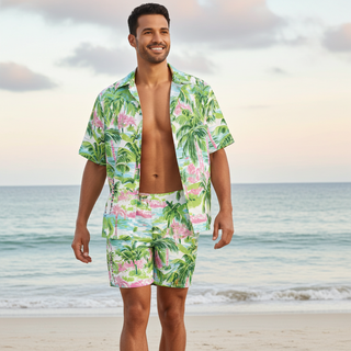 Men's Hawaiian Shirt - Casual Beach Shirt, Tropical Island Men's Shirts Berry Jane™