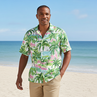 Men's Hawaiian Shirt - Casual Beach Shirt, Tropical Island Men's Shirts Berry Jane™