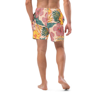 6.5" Quick Dry Elastic Waist UPF 50 Swim Trunks Shorts, Island Vibes swim shorts Berry Jane™