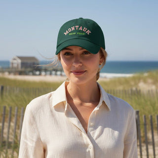 Montauk Embroidered Dad Hat, Baseball Cap Hats Berry Jane™
