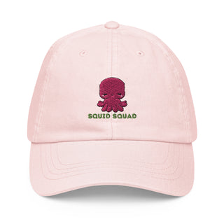 Squid Squad Pink Octopus Embroidered Pastel Baseball Hat Hats Berry Jane™