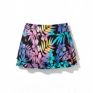 Women's Ruffle Pickleball Skirt, Skort - Hawaiian Hibiscus Pickleball Skorts Berry Jane™