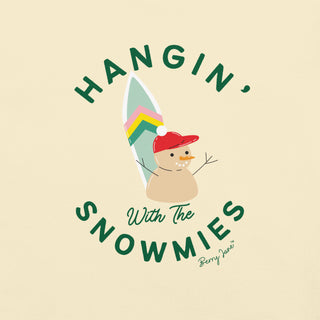 Hangin With My Snowmies - Holiday Christmas Beach T-Shirt Shirts & Tops Berry Jane™