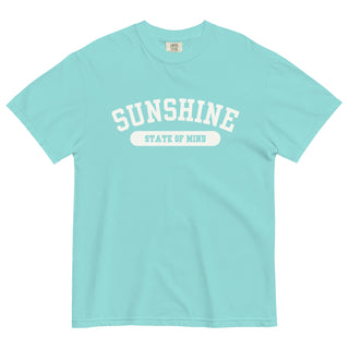 Women's Beach Tee, Sunshine State of Mind Garment-dyed Heavyweight T-shirt T-Shirts Berry Jane™