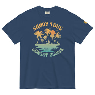 Vintage Style Beach T-Shirt, Sandy Toes Sunset Glows T-Shirts Berry Jane™