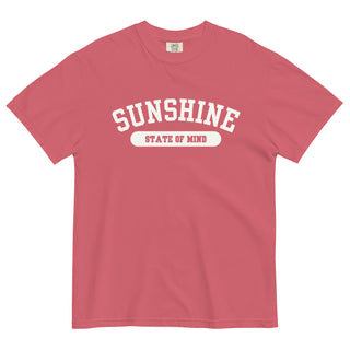 Women's Beach Tee, Sunshine State of Mind Garment-dyed Heavyweight T-shirt T-Shirts Berry Jane™