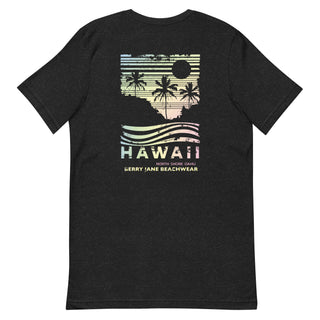80s inspired Hawaii Oahu North Shore Pastel Graphic T-Shirt T-Shirts Berry Jane™