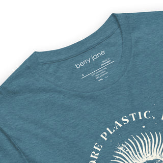 No More Plastic Whale Earth Sky T-Shirt T-Shirts Berry Jane™