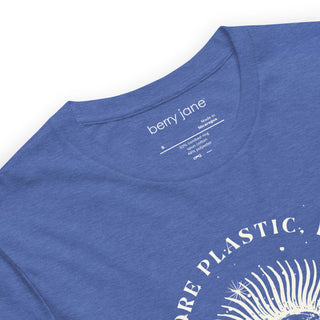 No More Plastic Whale Earth Sky T-Shirt T-Shirts Berry Jane™