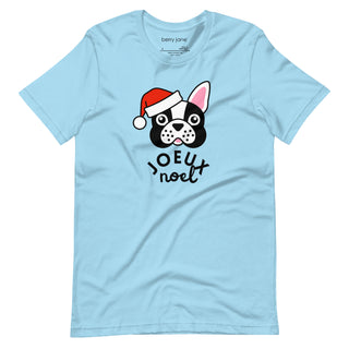 Joyeux Noel French Bulldog Christmas Holiday T-Shirt T-Shirts Berry Jane™