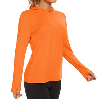 Women's UPF 50+ Sun Protection Long Sleeve Shirt Hoodie, UV Shirts Sun Protection Shirts Berry Jane