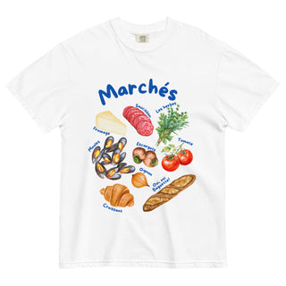 French Farmer's Market Marches Garment-Dyed T-Shirt T-Shirts Berry Jane™