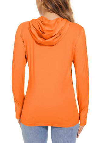 Women's UPF 50+ Sun Protection Long Sleeve Shirt Hoodie, UV Shirts Sun Protection Shirts Berry Jane