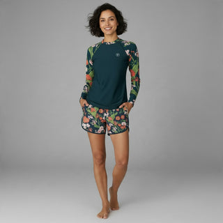 Women's 3" Lined Swim Shorts - Seychelles Floral Swim Shorts Berry Jane™