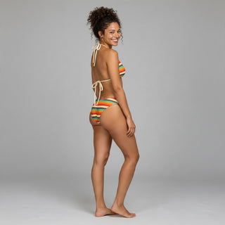 Women's 70s Vintage Stripe Bikini Bottoms Swimsuit Bottoms Berry Jane™