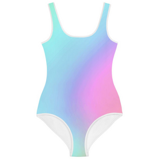 Tween Girls Holographic Print 1-Pc Swimsuit Swimsuit 1 Pc. Berry Jane™