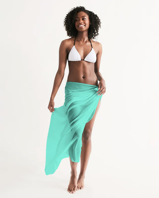 Aqua Swimsuit Cover Up Flowy Sarong Swimsuit Cover up Berry Jane™