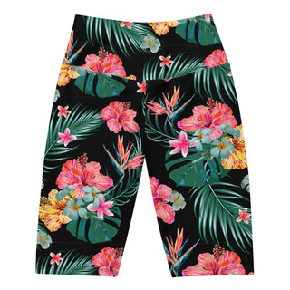 Women's Plus Size Long Swim Shorts XL-3XL - Hawaiian Botanical swim shorts Berry Jane™