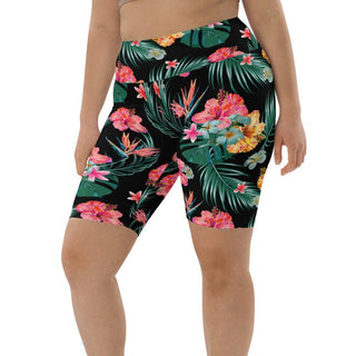Women's Plus Size Long Swim Shorts XL-3XL - Hawaiian Botanical swim shorts Berry Jane™