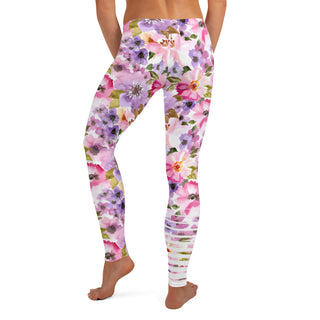 Women's Low-Mid Rise Floral Swim Leggings, Paddleboard, SUP Swim leggings Berry Jane™