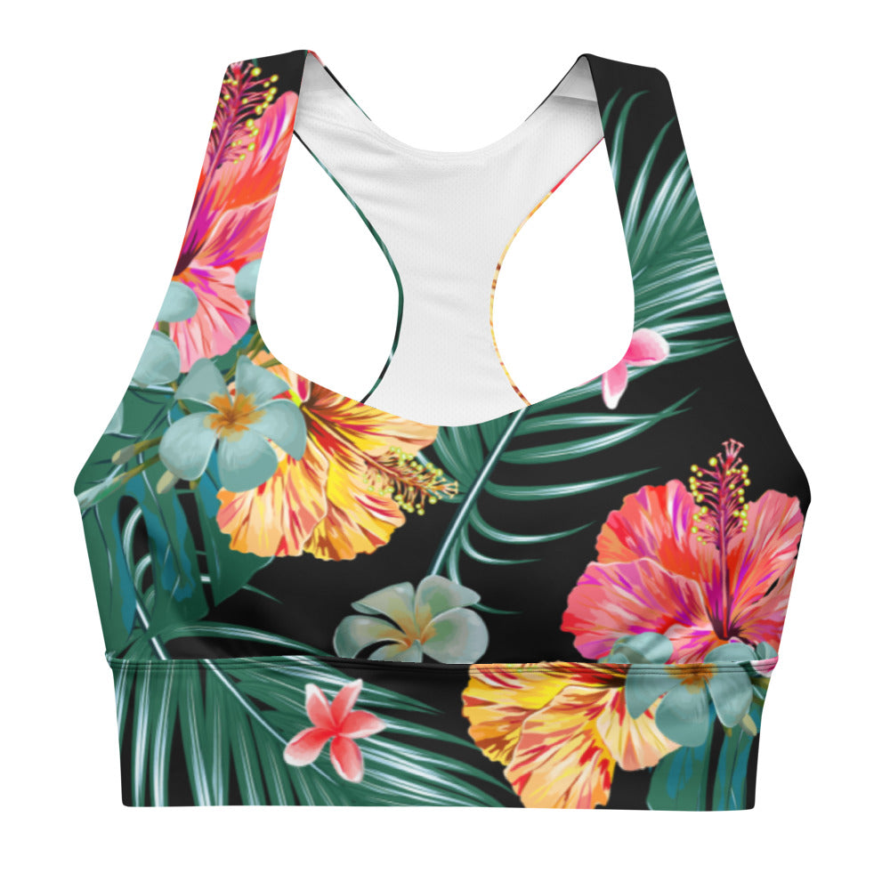 Swim Sports Bra Top UPF 50+ Sizes XS-3XL - Hawaii Stripe – Berry Jane™