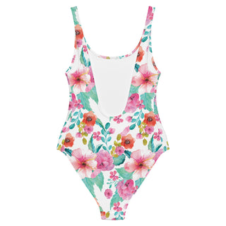 Women's One-Piece Swimsuit - Maui Floral Swimsuit 1 Pc. Berry Jane™