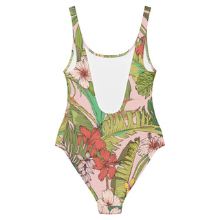 Berry Jane Women's Vintage Tropical Floral One-Piece Swimsuit Swimsuit 1 Pc. Berry Jane™