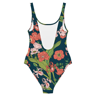 Women's One-Piece Cheeky Swimsuit - Seychelles Floral one piece swimsuit Berry Jane™